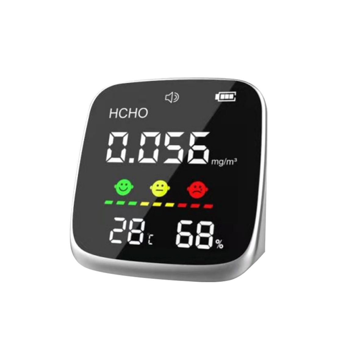 Formaldehyde (CH2O) Gas Monitor with Alarm