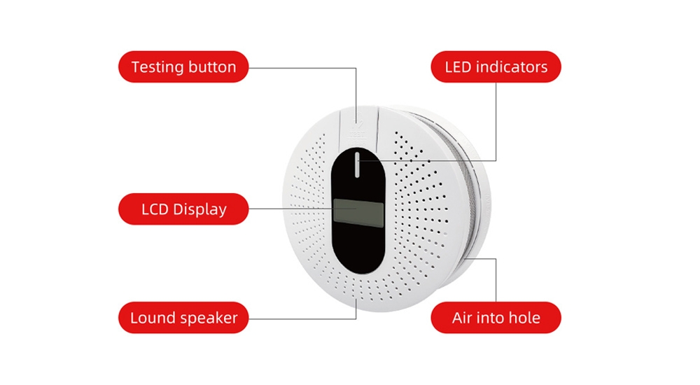 Combo Smoke & Carbon Monoxide (CO) alarm details