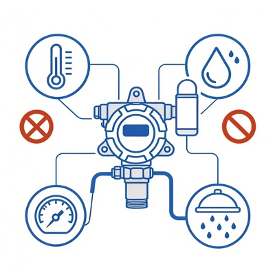 Fixed gas detector installation guide