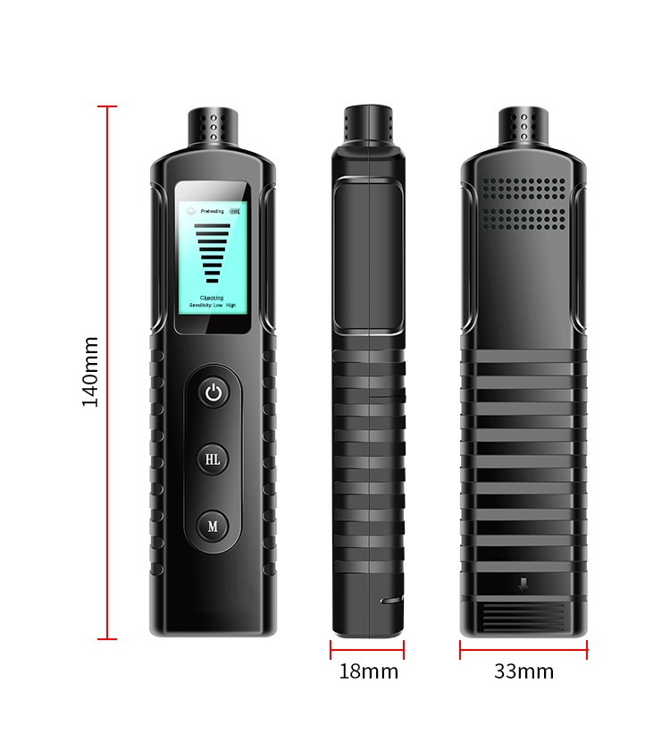 Flammable gas leak alarm dimension