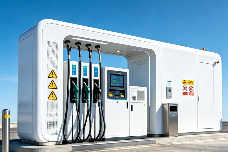 H2 gas detector for hydrogen fueling stations