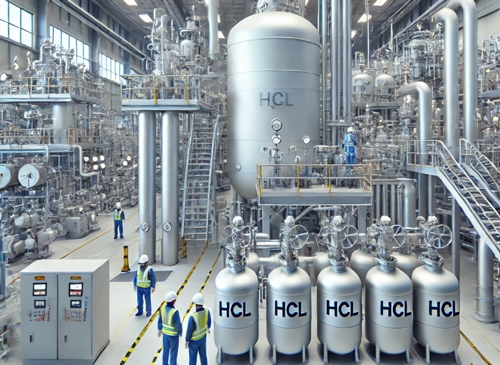 HCl gas detection