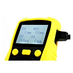 Multi gas detector with USB