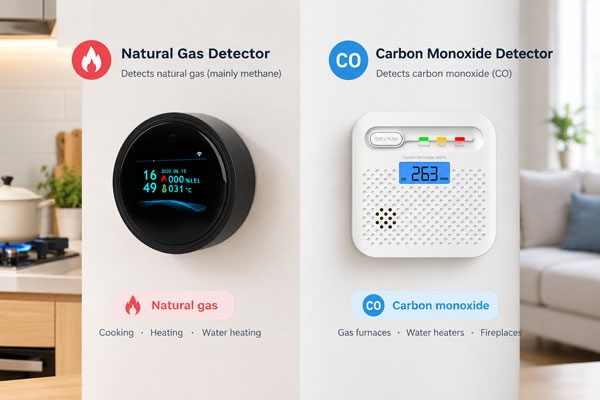 Natural gas alarm and CO gas alarm