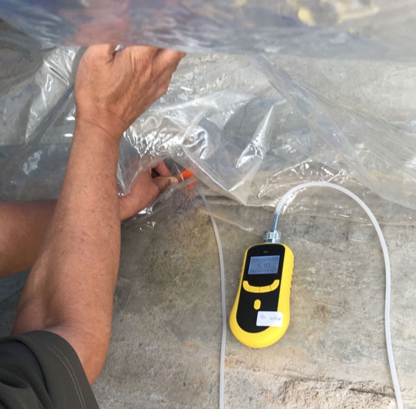 Oxygen monitoring for grain storage safety