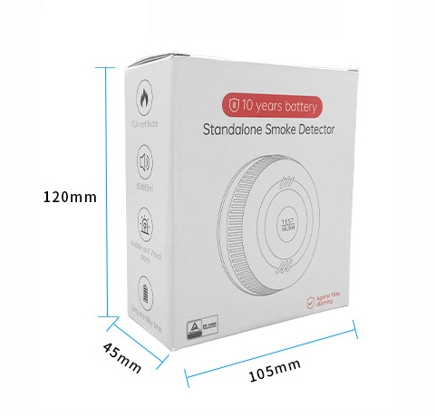 WiFi smoke alarm dimension