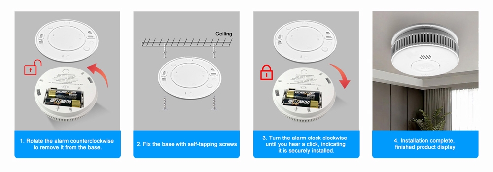 Smoke alarm installation